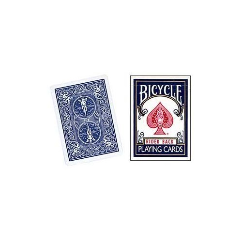 Blank Face Cards (Bicycle) - blue by US Playing Cards