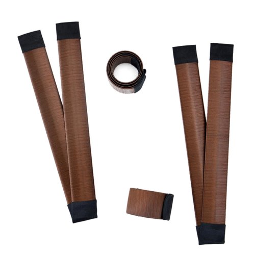 Magic Bun Makers 4 Pcs, Professional Hair Bun Maker-Donut Hair- Perfect Hair Bun Maker-Ballet Bun Maker-Easy Bun Hair Tool-Kids Ballerina Bun-Shaper Bun Hair Tool (Brown)