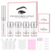 2 In 1 Lash Lift Kit & Eyebrow Lamination Kit, Professional Lash Lift and Brow Lamination Kit Salon Home DIY Use, Curling Wave, Lash Extensions, Brow Perm, Long Lasting for 6-8 Weeks