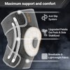 DR. BRACE ELITE Knee Brace with Side Stabilizers & Patella Gel Pads for Maximum Knee Pain Support and fast recovery for men and women-Please Check How To Size Video (Moon, Medium)