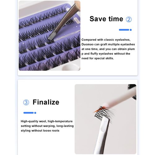 Colored Lash Clusters, Colored Lash Extension, Colorful Lash Clusters Kit, Color Lash Extensions, Rainbow DIY Eyelash Extension Colorful Cluster Lashes for Beginners DIY at Home