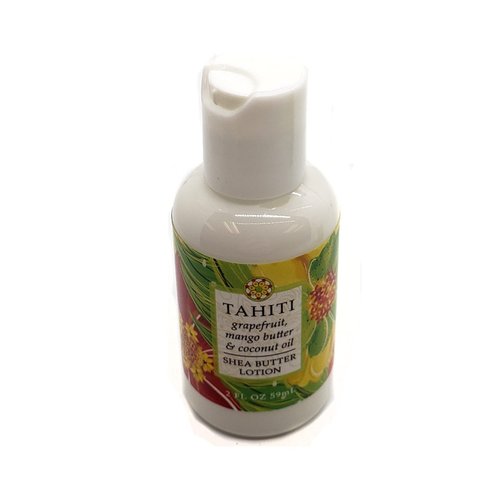 Greenwich Bay Trading Company Destination Collection Bundle: Tahiti - 2oz Mini Wrapped Soap Block + 2oz Mini Shea Butter Lotion