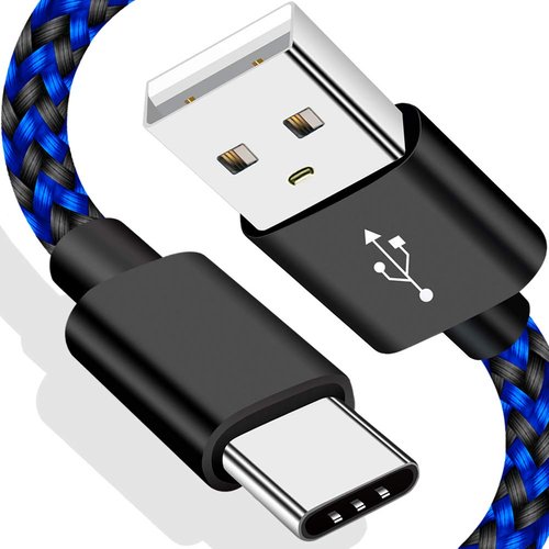 VOTY 10FT Long USB-C Charger Cable for Motorola Moto G Fast/G Power/G Stylus,Moto G8 G7,G7 Play,G7 Plus,G7 Power G6,G6 Plus X4 Z3 Z2 Play Z Droid Force,Braided USB Type C Charge Charging Cord