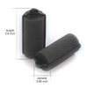 36 Pieces Foam Sponge Hair Rollers - Soft Sleeping Hair Curlers Flexible Hair Styling Curlers Sponge Curlers for Hair Styling (Black)