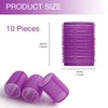 KHEERANA 10 Pack Hair Rollers, 44mm Self Grip, Salon Hair Dressing Curlers, Hair Curlers for women,DIY Hairstyle