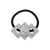 Xiwstar 5Pcs Sparkly Crystal Rhinestone Hair Bow Ties Scrunchies Ponytail Holder Women Girls Hair Bands Headband