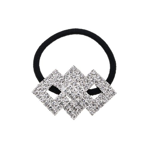 Xiwstar 5Pcs Sparkly Crystal Rhinestone Hair Bow Ties Scrunchies Ponytail Holder Women Girls Hair Bands Headband