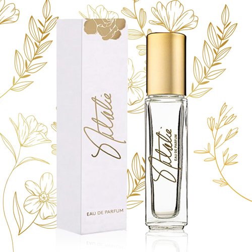 Natalie Fragrance Eau De Parfum Roller - 7ml I Floral Mini Perfume with Gardenia, Freesia, Neroli, Bigarde Zest, Rose Oil & Vanilla, Hand Made, 18% Oil Concentration, Travel Roll On Perfume for Women