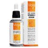 ViolaSkin Vitamin C Serum - Anti Ageing, Hydrating & Brightening Serum for Face with Hyaluronic Acid - Uniquely Designed Day & Night Serum