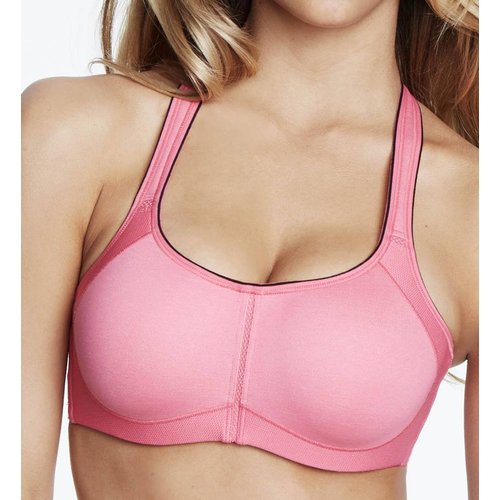 Dominique Women's Zoe Pro Max Support Convertible Racerback Bra (32B-44I) #6100 - Black - 34I