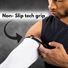 CompressionZ Compression Arm Sleeves for Men & Women UV Protection (Black, S)