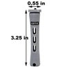 36 pc of COTU (R) Hair Perm Rods - Gray Color