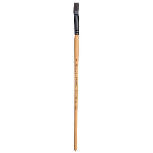 Princeton Catalyst, Series 6400, Long-Handle Synthetic Polytip Bristle Paint Brush, Bright, 6