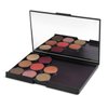 Makeup Magnetic Palette with Mirror and 20Pcs Metal Stickers Empty Storage Palette for Eyeshadow Powder Highlighter, Black