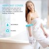 VESKIMER Waterproof Arm Cast Cover for Shower, Bath - Reusable Cast Protector, Cast Bag, Cast Sleeve - Watertight Protection for Broken Hands, Fingers, Wrists, Arms