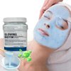 The Arcilas Novacain Jelly Mask for Facials Professional Natural Gel Face Masks,Hydrating Rubber Mask, 23 Fl Oz Jar Face Mask SkinCare (Glowing Biotin) and Mixing Bowl Set