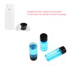 Cadbibe 4ml Clear Glass Vials with Screw Caps and Plastic Stoppers, 1 Dram Small Liquid Sample Vial, Leak-Proof Vial, 12PCS