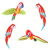 Inflatable Flying Parrot Tropical Beach /Swimming Pool Party Decor Summer Colorful Birthday/Wedding Party Supplies 4pcs