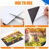 15 Pack Magnetic Sheets with Adhesive, 3.7" x 5.7" Adhesive Magnetic Sheets, Cuttable Flexible Magnetic Sheet, Display Replacement Magnets Backing