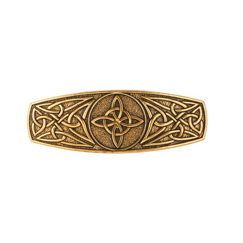 KKJOY Metal Celtic Knot Barrettes Vintage 4-Pointed Witches Knot Hair Clips Hand Crafted Spring Clip Hair Pin Headpieces Wedding Bridal Hair Accessories for Women Girls
