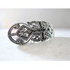 Generic Silver celtic knot viking nordic metal filigree hair clip barrette
