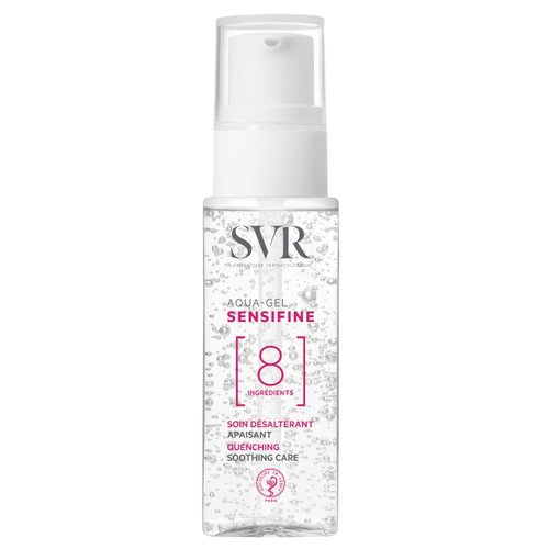 SVR Sensifine Aqua Gel Face Moisturizer with Glycerin, Aloe Vera & Panthenol. Instantly Soothe & Intensely Moisturize Normal to Combination, Sensitive Skin. Fragrance Free, 1.3 Fl.oz.