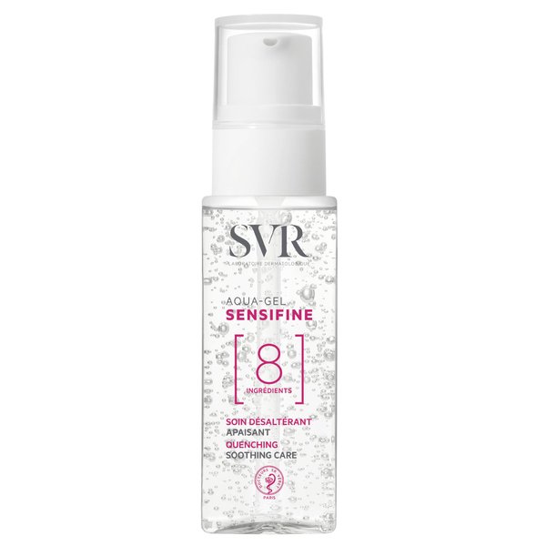 SVR Sensifine Aqua Gel Face Moisturizer with Glycerin, Aloe Vera & Panthenol. Instantly Soothe & Intensely Moisturize Normal to Combination, Sensitive Skin. Fragrance Free, 1.3 Fl.oz.