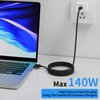 YBSGO 140W USB-C to Magnetic 3 Cable,6.6FT/2M Magnetic Charging Cable for MacBook Air 2024 M3 13/15inch,MacBook Pro 2023 M2 Pro & Max 14" 16",MacBook Air 2022/2023 M2,MacBook Pro 2021 Max&M1 14" 16"