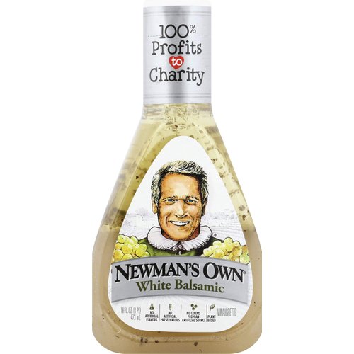 Newmanâ€™s Own White Balsamic Vinaigrette, 16 oz (Pack of 6)