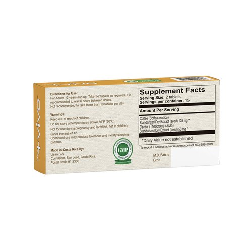 Lisanatura + Vivo Herbal Supplement - Sugar, Gluten & Lactose Free - 30 Tablets