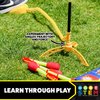 Stomp Rocket Ultra Rocket Launcher for Kids, 4 Rockets - Fun Backyard & Outdoor Kids Toys Gifts for Boys & Girls - High Flying Toy Foam Blaster Set - Multi-Player Adjustable Launch Stand
