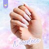 Nicedeco Gel Nail Polish 1 Pcs 15ml Pearlescent Gel Polish Soak Off LED U V Gel for Nail Art Manicure Salon DIY - 001