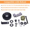 JEENDA Cooling Fan Pulley Tensioner Kit 6662997 6702474 for Bobcat 653 751 753 763 773 7753 853 863 864 873 883 963 A220 A300 S130 S150 S160 S175 S185 S205 S220 S250 S300 T140 T180 T190 T200 T250