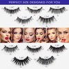 Magnetic Eyelashes 7C SevenCrown Magnetic Lashes with Eyeliner Kit,Upgraded Natural Look, Waterproof, Long Lasting 10 Pairs Reusable False Eyelashes Easy to Apply.