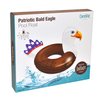Coconut Outdoor Patriotic Bald Eagle Pool Float – Inflatable Pool Ring – Durable Long Lasting Lounge Tube and Water Toy – Fun Decoration for Parties, Events – Ages 8+ Years
