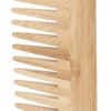 Wide Tooth Comb, Bamboo Comb Lightweight Easy Styling Flexible Structure for Home for Travel for Long Hair