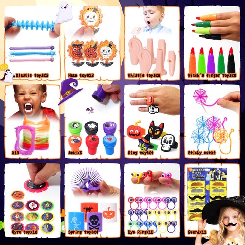 YMGN 222Pcs Christmas Party Favors for Kids, Bulk Fidget Toys for Party Supplies, Christmas Treats Non Candy School Classroom Carnival Prizes, Goody Bag Fillers Christmas Prizes Box