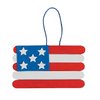 Craft Stick Amercian Flag Banner Craft Kit -12 - Crafts for Kids and Fun Home Activities