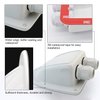 Haoguo ABS Solar Double Cable Entry Gland for All Cable Types 2mm² to 6mm² for Solar Project on RV Camper Van Travel Trailer Boat Cabin-White