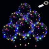 Colorful Led Balloons 6set Light up Balloons Clear Bobo Balloons with String Lights for Party, Birthday, Anniversary, Wedding (Colorful)