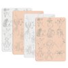 2pcs Double Side Printing Tiny Tattoo Practice Skin, White Silicone Soft Mini Tattoo Practice Pad,Tattoo Fake Skin for Beginners and Experienced Tattoo Artists