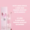 VIOLA HOUSE Lipstick Lip Liner Set, Matt Lipstick Liquid, Lip Liner Waterproof and Non-Fading, Nude Lip Liner Lip Gloss. (7)