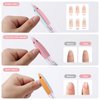 6 Sided Nail File and Nail Buffers, Multi-Functional Nail File for Shaping and Polishing, Gifts for Women, Stocking Stuffers, Buff Nail File & Buffer, Nail Care Tool, All-in-One Shaping & Buffing