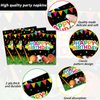 Sports Party Plates Napkins Sports Happy Birthday Party Tableware Baseball Football Soccer Basketball Rugby Disposable Paper Plates Napkins for Boy Birthday Party Decoration Supplies Favors 24 Guests