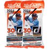 (2 Packs) 2022 Panini Donruss MLB Baseball Cello/Fat Packs - 1 Vector Parallel and 3 Holo Red Parallels Each Pack