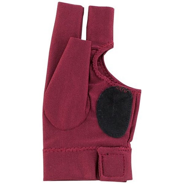 Action Deluxe Billiard Glove, Burgundy, Small