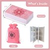 Erbacan Classic Pink Tarot Cards with Guidebook-Tarot Cards for Beginners-Learining Tarot Deck with Guidebook(Free Pouch Bag)