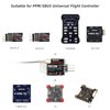 Radiolink R6DSM 2.4Ghz 10 Channels Micro RC Receiver SBUS/PPM for Mini FPV Racing Drone, Quadcopters Aircraft, AT9S AT9S Pro/AT10/AT10II Transmitter