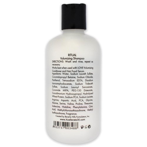 Xcellerate35 Ritual Volumizing Shampoo Shampoo Unisex 8 oz