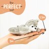 Forest & Twelfth Mini Wolf Plush Toys, 12 Pack Wolf Stuffed Animals Bulk, Stocking Stuffer for Girls & Boys, Animals Figures for Party Favors, Goody Bags, Classroom Treasure Box Prizes (Wolf)